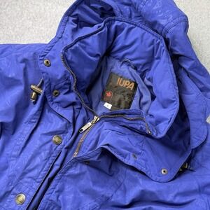 Vintage 90s Jupa Sports Ski Snowboard Jacket Blue‎ Hooded Canada Olympic Sz 8